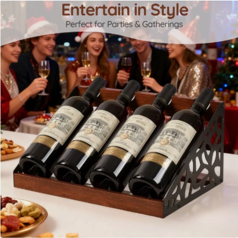 Home Bar Wooden Wine Rack Wine - Home Bar Shelves 评论和价格