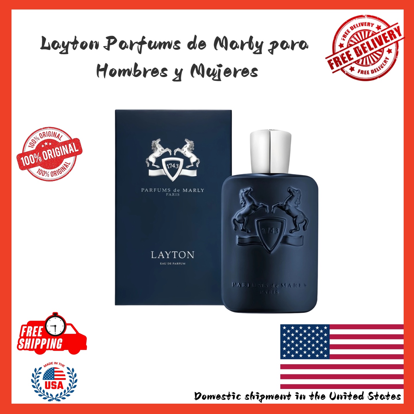 Parfums De Marly Layton 4.2oz  - Home Bar Accessories 评论和价格