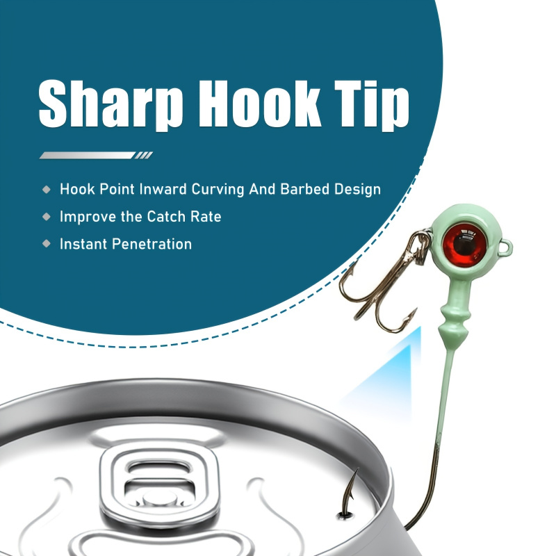 5pcs   Double-Hook Jig Heads,  - Jigger Double Sided 评论和价格