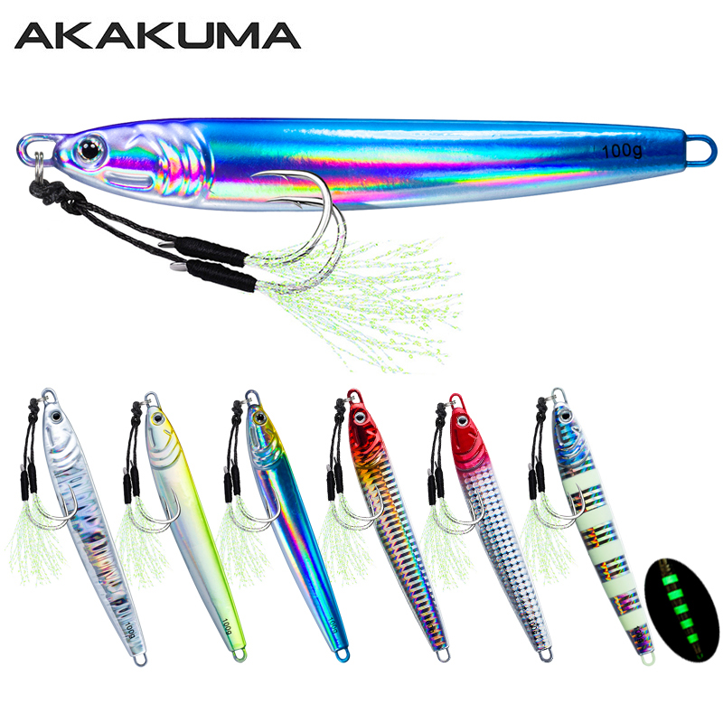 7Pcs 40g 60g 80g 100g Luminous - Jigger Double Sided 评论和价格