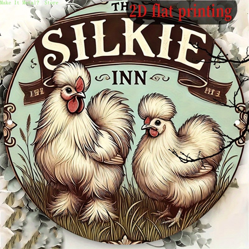 Vintage The Silkie Inn Round T - Home Bar And Kitchen 评论和价格