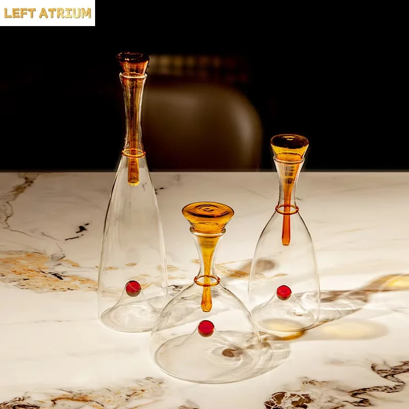 Modern Minimalist Glass Decant - Home Bar And Cabinet 评论和价格