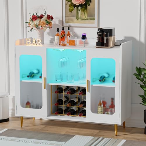 Liquor Cabinet Bar with Power  - Home Bar And Cabinet 评论和价格