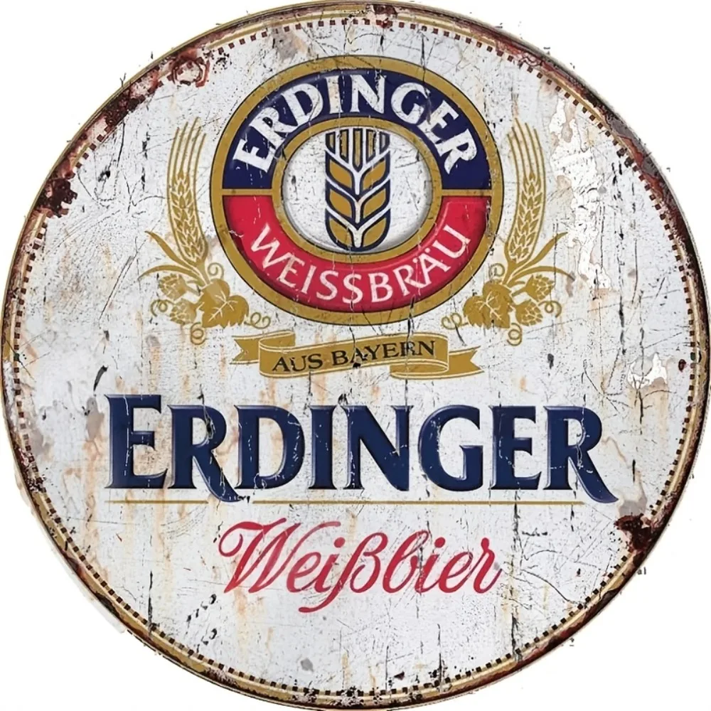 Erdinger Beer Vintage Round Al - Home Bar Accessories 评论和价格