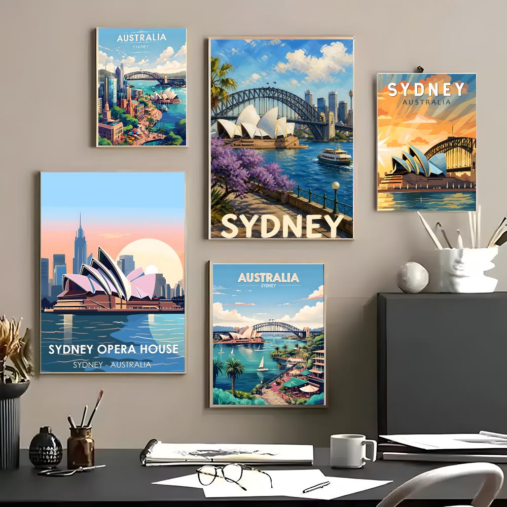 Art Sydney Travel Art Poster S - Home Bar Sydney 评论和价格