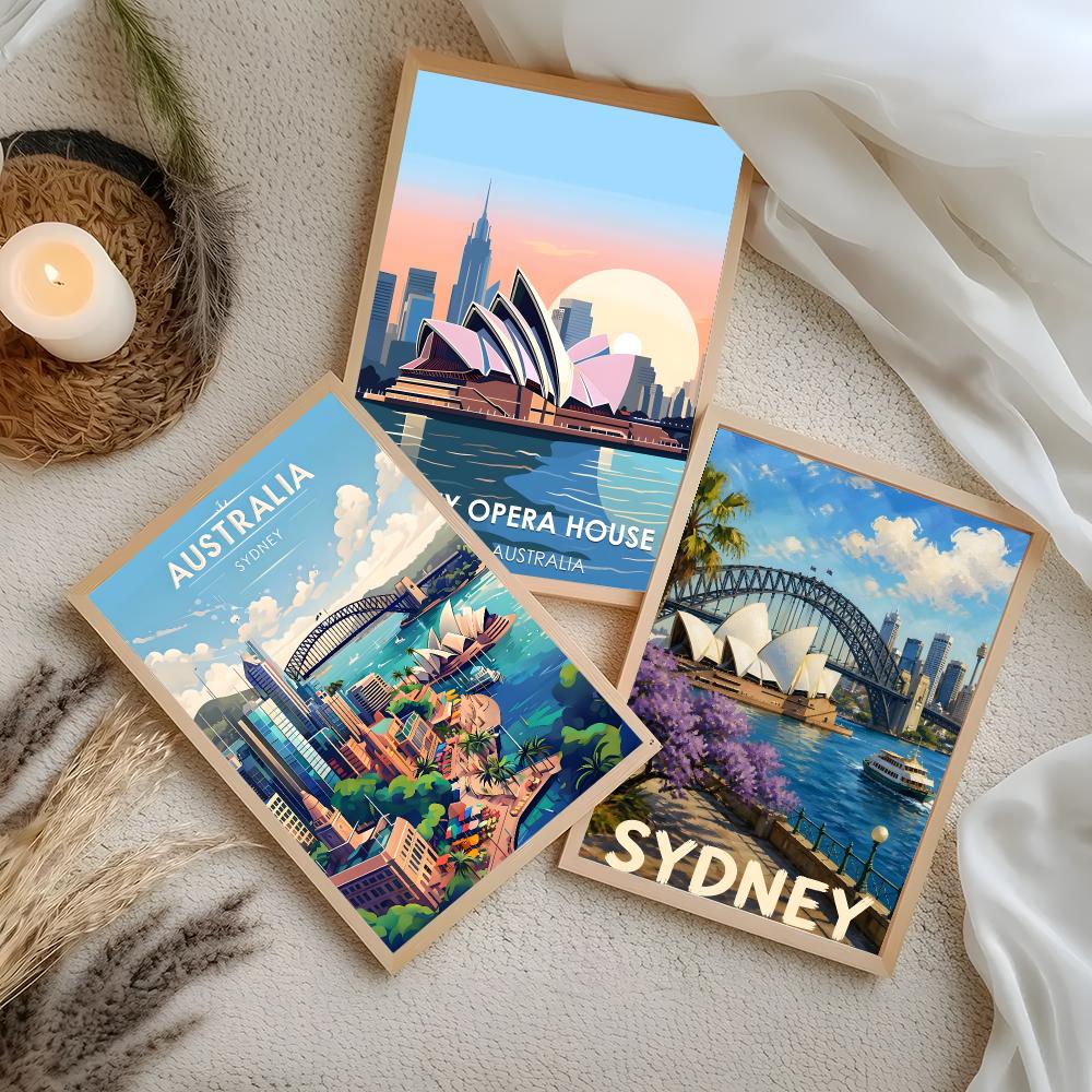Art Sydney Travel Art Poster S - Home Bar Sydney 评论和价格