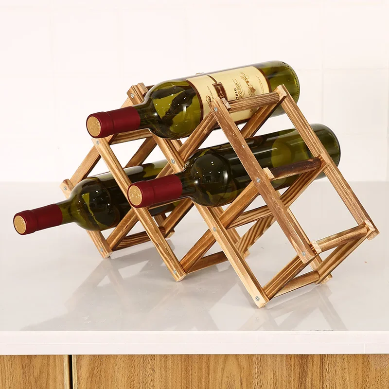 Collapsible Wooden Wine Racks  - Home Bar Setup 评论和价格