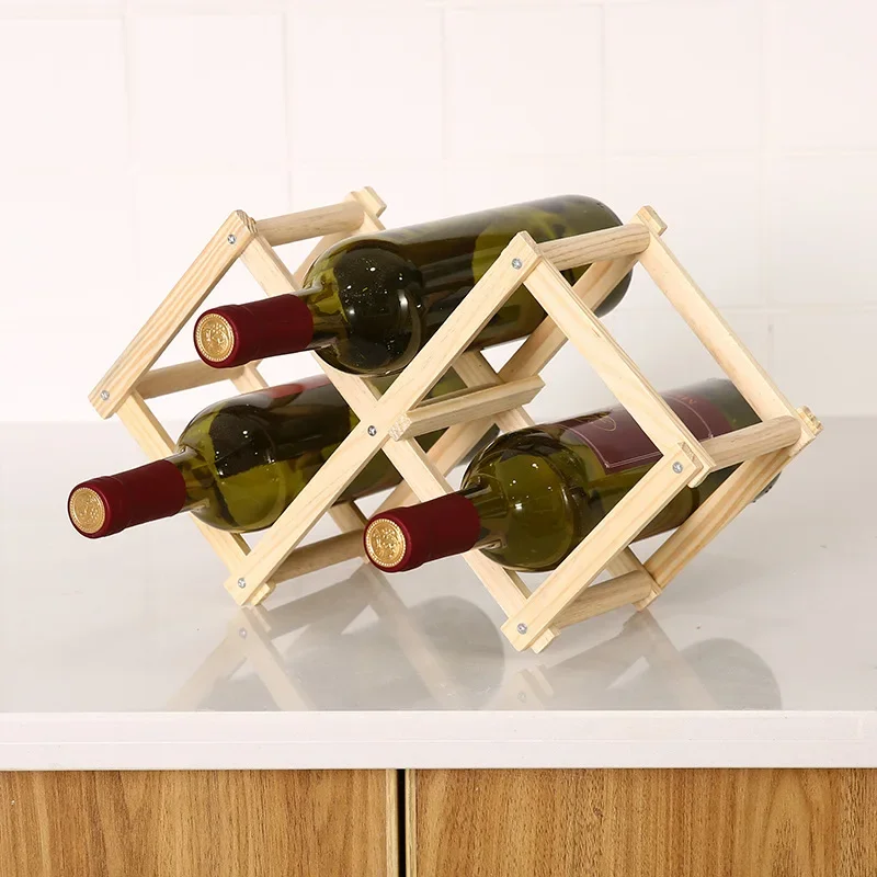 Collapsible Wooden Wine Racks  - Home Bar Setup 评论和价格