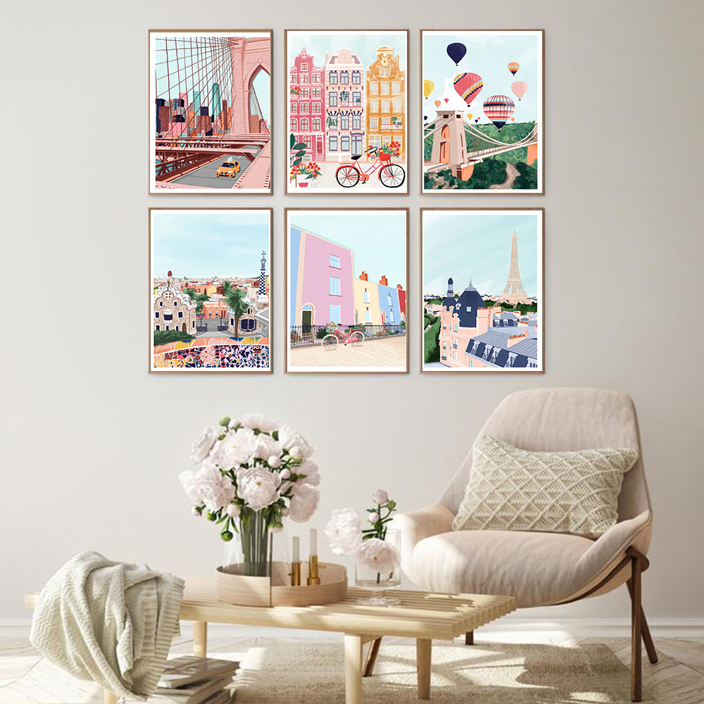 Nordic Vintage Travel Cities P - Home Barcelona 评论和价格
