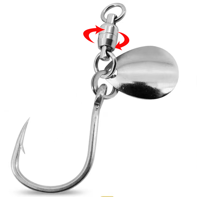 TAKEDO-Single Fishing Hooks, D - Jigger Double Sided 评论和价格