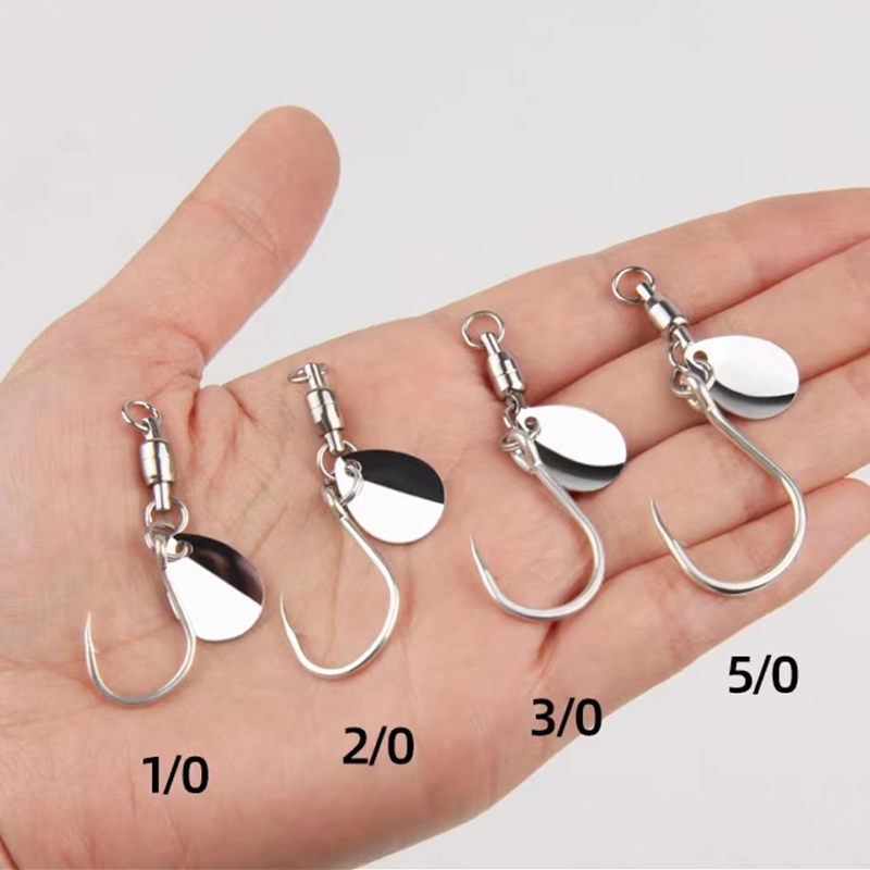 TAKEDO-Single Fishing Hooks, D - Jigger Double Sided 评论和价格