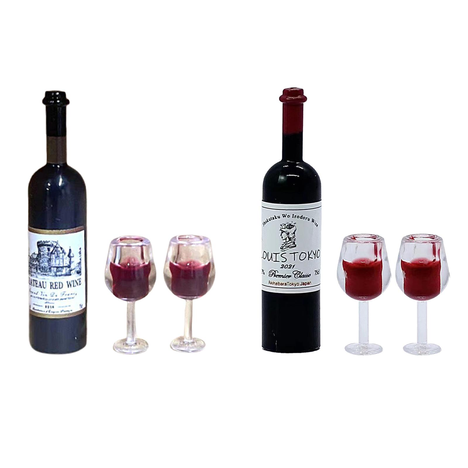 1/12 Scale Dollhouse Wine Bott - Home Bar Setup 评论和价格