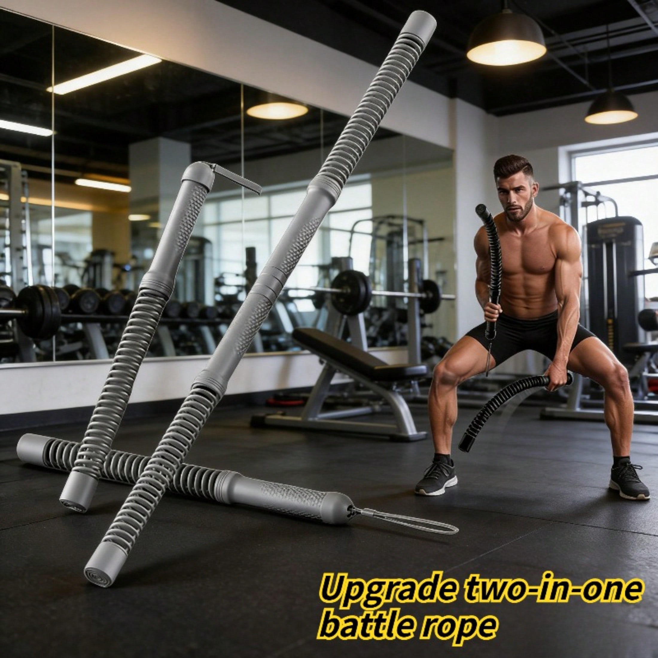 2-in-1 Upgraded Cordless Battl - Home Bar And Gym 评论和价格