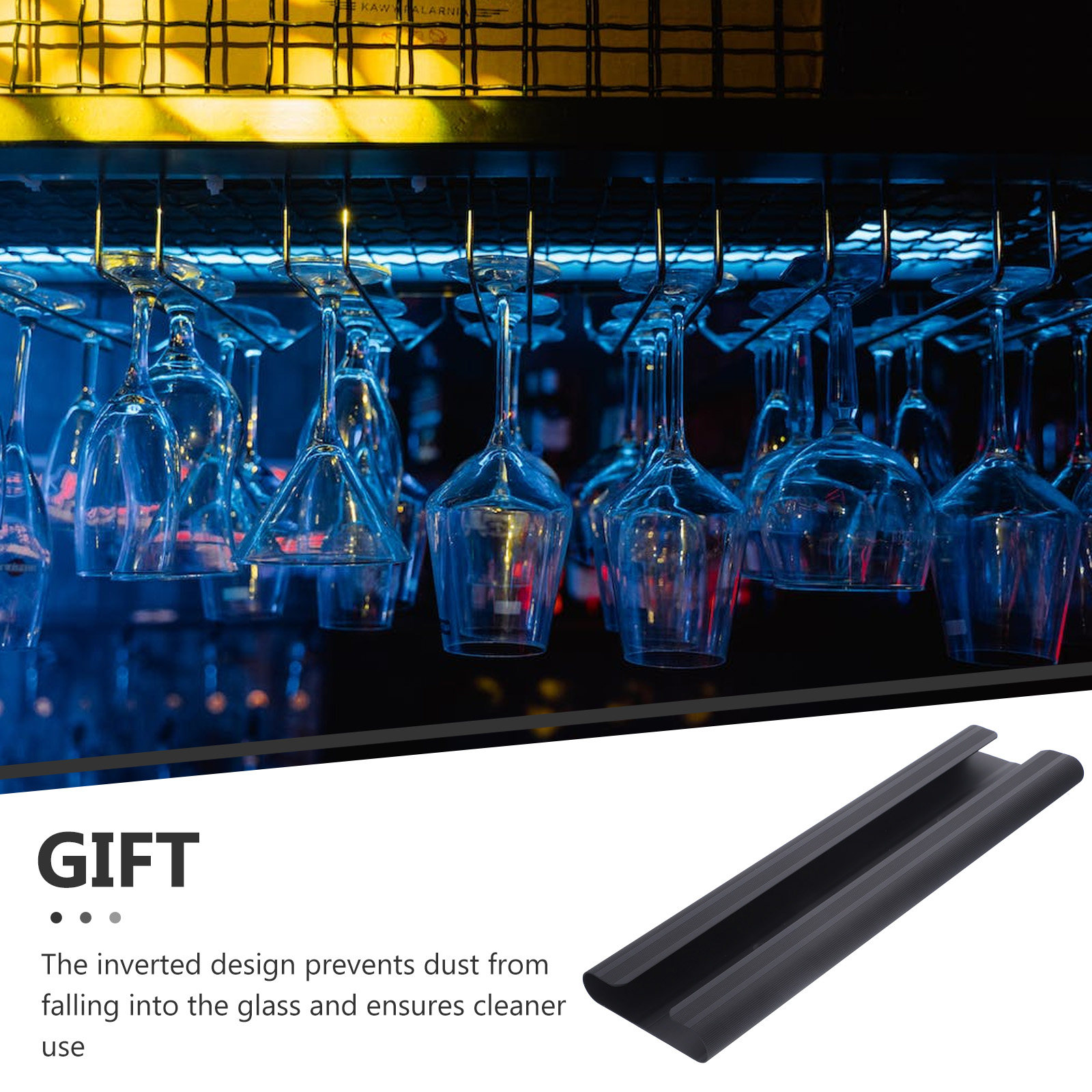 Stainless Steel Wine Glass Hol - Home Bar Shelves 评论和价格