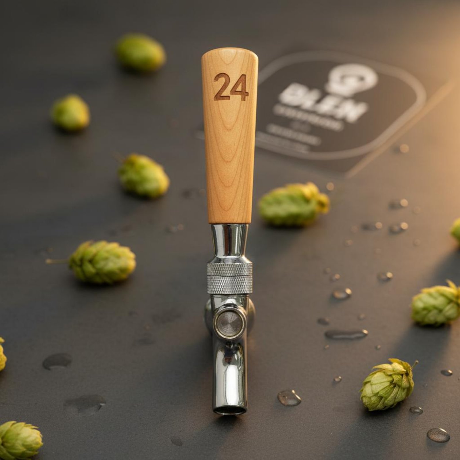 Short Wooden Beer Handle Solid - Home Bar Accessories 评论和价格