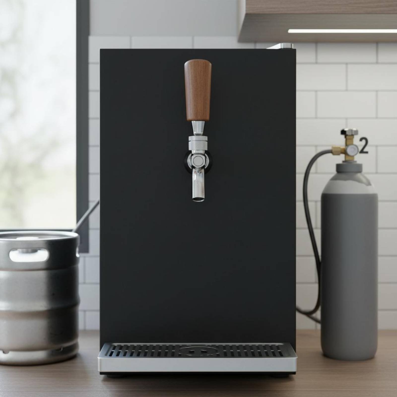 Short Wooden Beer Handle Solid - Home Bar Accessories 评论和价格